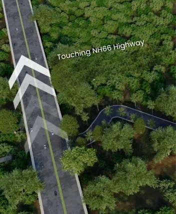Touching NH66 Highway
